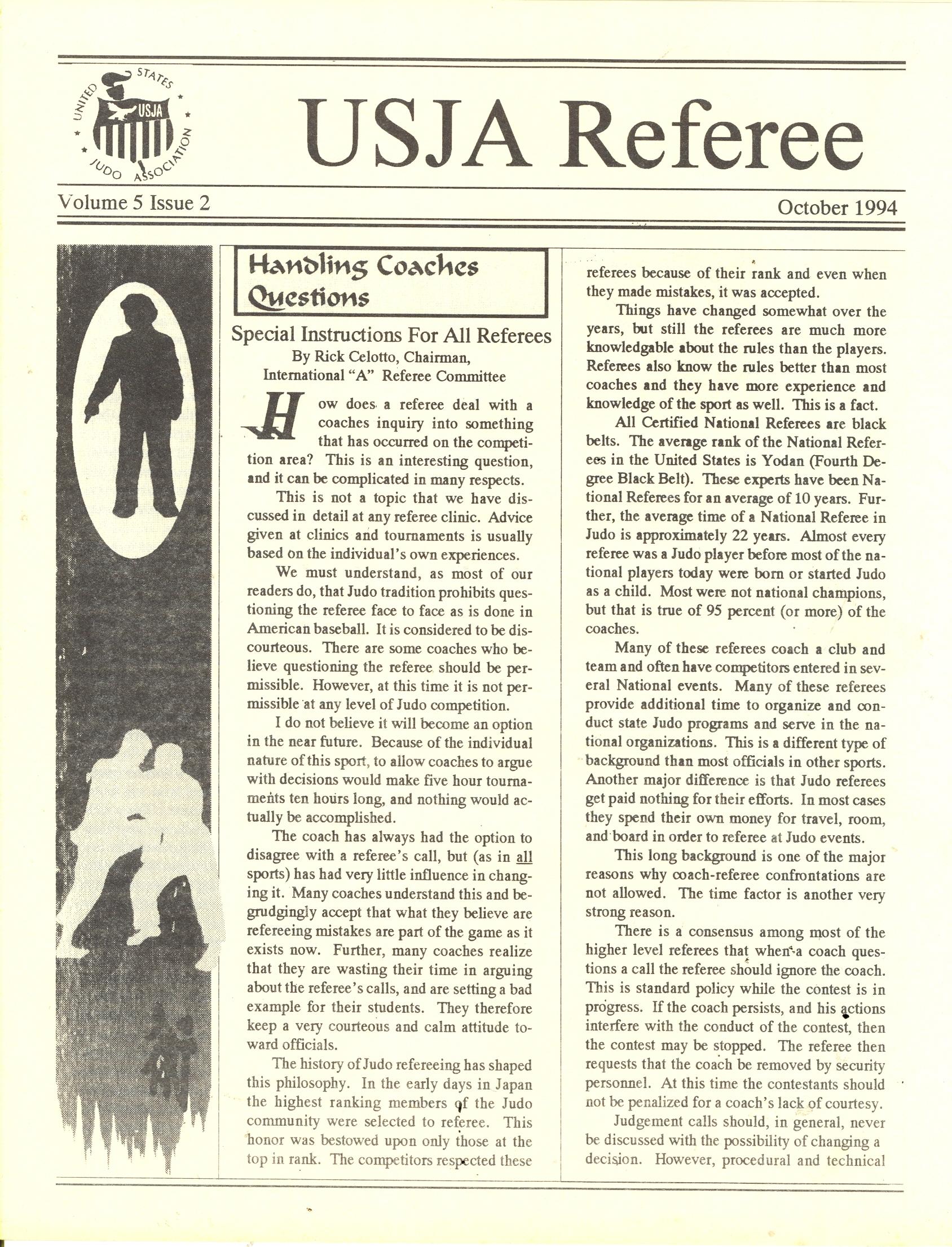 10/94 USJA Referee